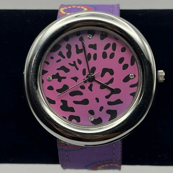 Purple Leopard Watch - Picture 1 of 5